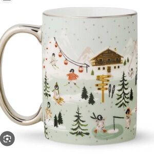 Rifle paper co mug with penguins